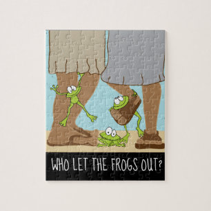 Passover WHO LET THE FROGS OUT?  Puzzle for Kids