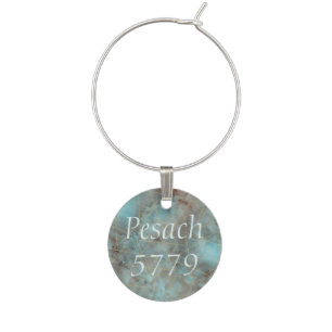 Passover Wine Charm Gold Star Overlay Inks