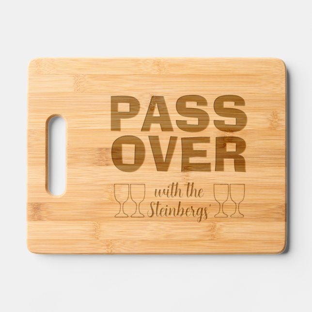 Passover With The Engraved Cutting Board (Front)
