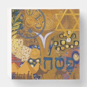 Passover Wooden Box Sign