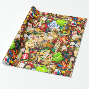 Passover  Wrapping Paper, 30" x 6' Paper