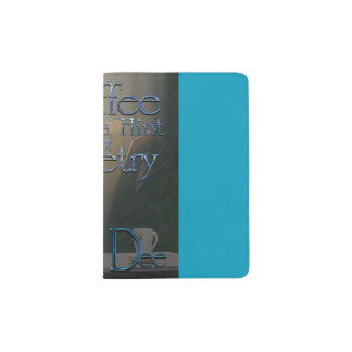 Passport Book-Coffee with a hint of Poetry Holder