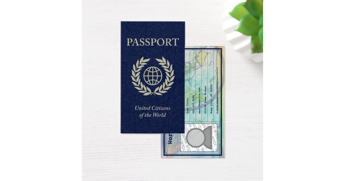 Passport Business Card 