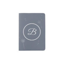 Passport Cover | Dandelion (Charcoal)