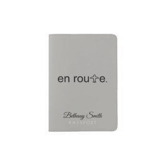 Passport Cover | en route (portrait design)