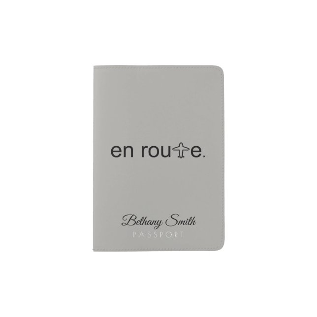 Passport Cover | en route (portrait design) (Front)