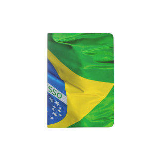Passport cover flag of Brazil.