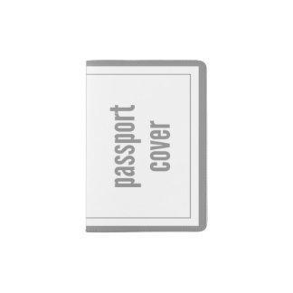 Passport Cover Horizontal Fill Template