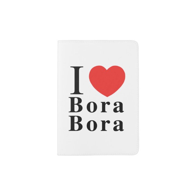 Passport cover I [LOVE] Bora Bora (Front)