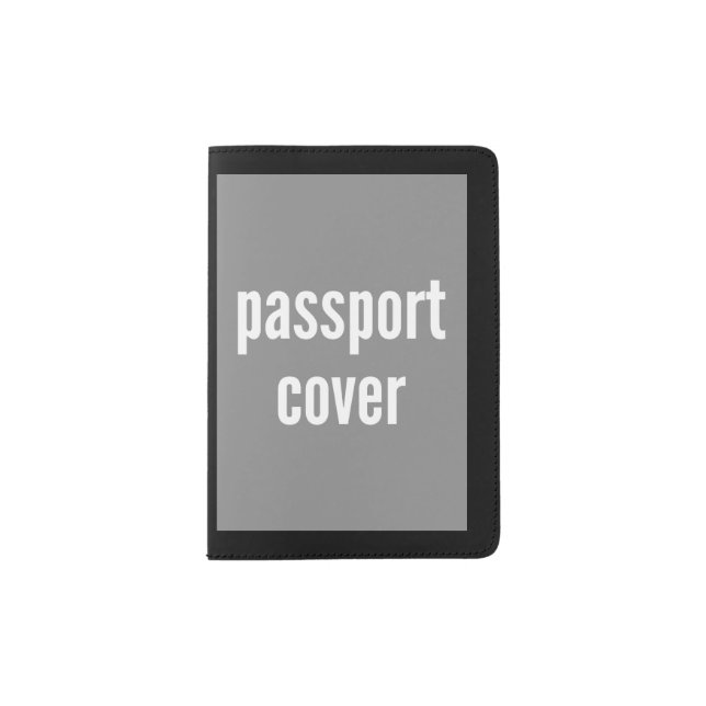 Passport Cover Vertical Fit Template (Front)