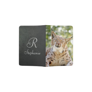 Passport Covers & Photo cat , lynx , animals.