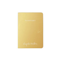 Passport - Gold Confetti Name