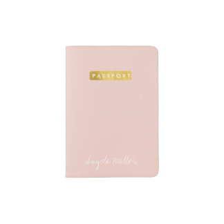 Passport - Gold Label Name Holder