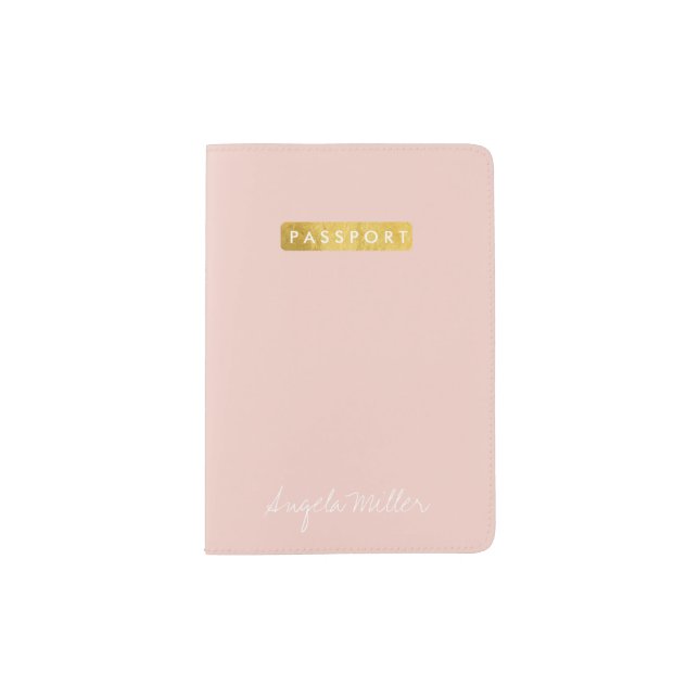 Passport - Gold Label Name Holder (Front)