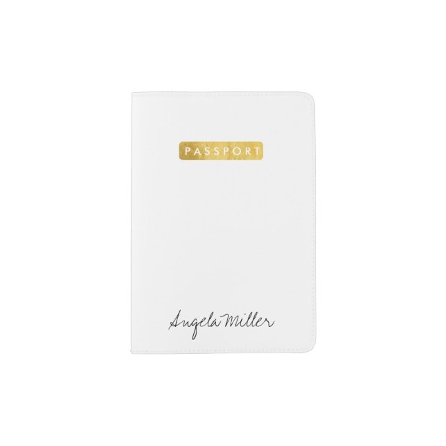 Passport - Gold Label Passport Holder (Front)