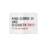 king george vi and elizabeth  Passport Holder