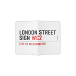 LONDON STREET SIGN  Passport Holder