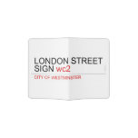 LONDON STREET SIGN  Passport Holder