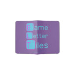 Game
 Letter
 Tiles  Passport Holder