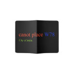 canot place  Passport Holder
