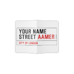 Your Name Street  Passport Holder