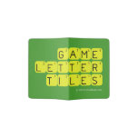 Game Letter Tiles  Passport Holder