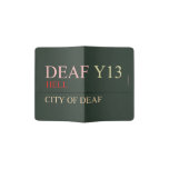 deaf  Passport Holder