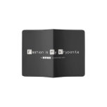Fashion is My Kryponite  Passport Holder