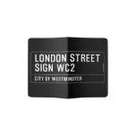 LONDON STREET SIGN  Passport Holder
