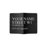 Your Name Street  Passport Holder