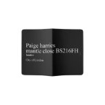 Paige harries mantle close  Passport Holder
