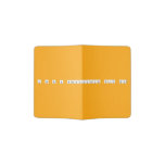 I cu in a relationship with me  Passport Holder