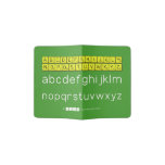 ABCDEFGHIJKLM
 NOPQSTUVWXYZ
 abcdefghijklm
 nopqrstuvwxyz  Passport Holder