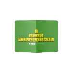 i
 love
 volleyball  Passport Holder