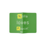 'Nolla 
 loves
 Popcat'  Passport Holder