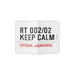 RT 002/02 KEEP CALM  Passport Holder