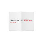ilove music  Passport Holder
