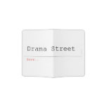 Drama Street  Passport Holder