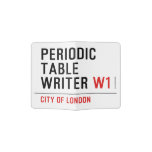 Periodic Table Writer  Passport Holder