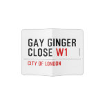 GAY GINGER CLOSE  Passport Holder