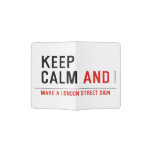 KEEP  CALM  Passport Holder