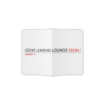 Gentlemens Lounge  Passport Holder