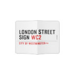 LONDON STREET SIGN  Passport Holder