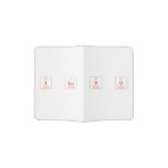 I Lu V U  Passport Holder