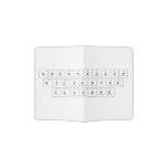 qwe|rtyuiop
 a|sdfghjkl
 zxcvbnm  Passport Holder