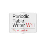 Periodic Table Writer  Passport Holder