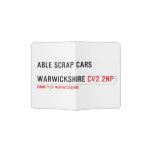 ABLE SCRAP CARS  WARWICKSHIRE  Passport Holder