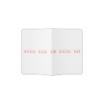 keep calm and love me  Passport Holder