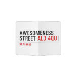 awesomeness street  Passport Holder