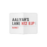 Aaliyah's  Lane  Passport Holder